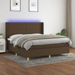 Boxspring Met Matras En Led Stof
