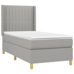 Boxspring Met Matras En Led Stof