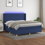 Boxspring Met Matras En Led Stof