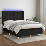 Boxspring Met Matras En Led Stof