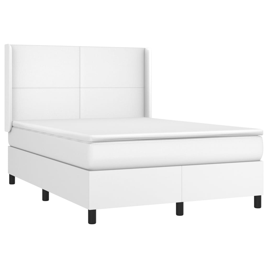 Boxspring Met Matras En Led Kunstleer