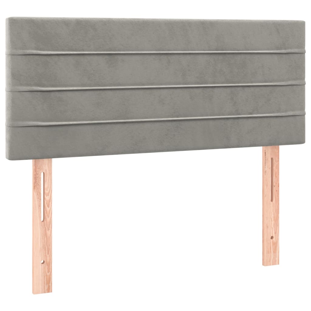 Boxspring Met Matras En Led Fluweel