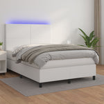 Boxspring Met Matras En Led Kunstleer