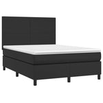 Boxspring Met Matras En Led Kunstleer