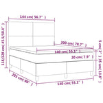 Boxspring Met Matras En Led Kunstleer
