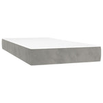 Boxspring Met Matras En Led Fluweel