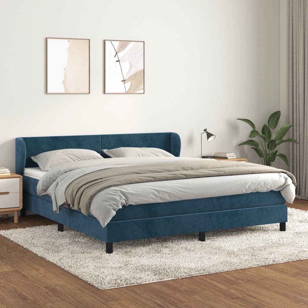 Boxspring Met Matras Fluweel
