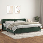Boxspring Met Matras Fluweel