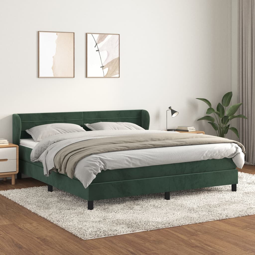 Boxspring Met Matras Fluweel