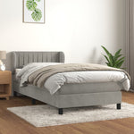 Boxspring Met Matras Fluweel