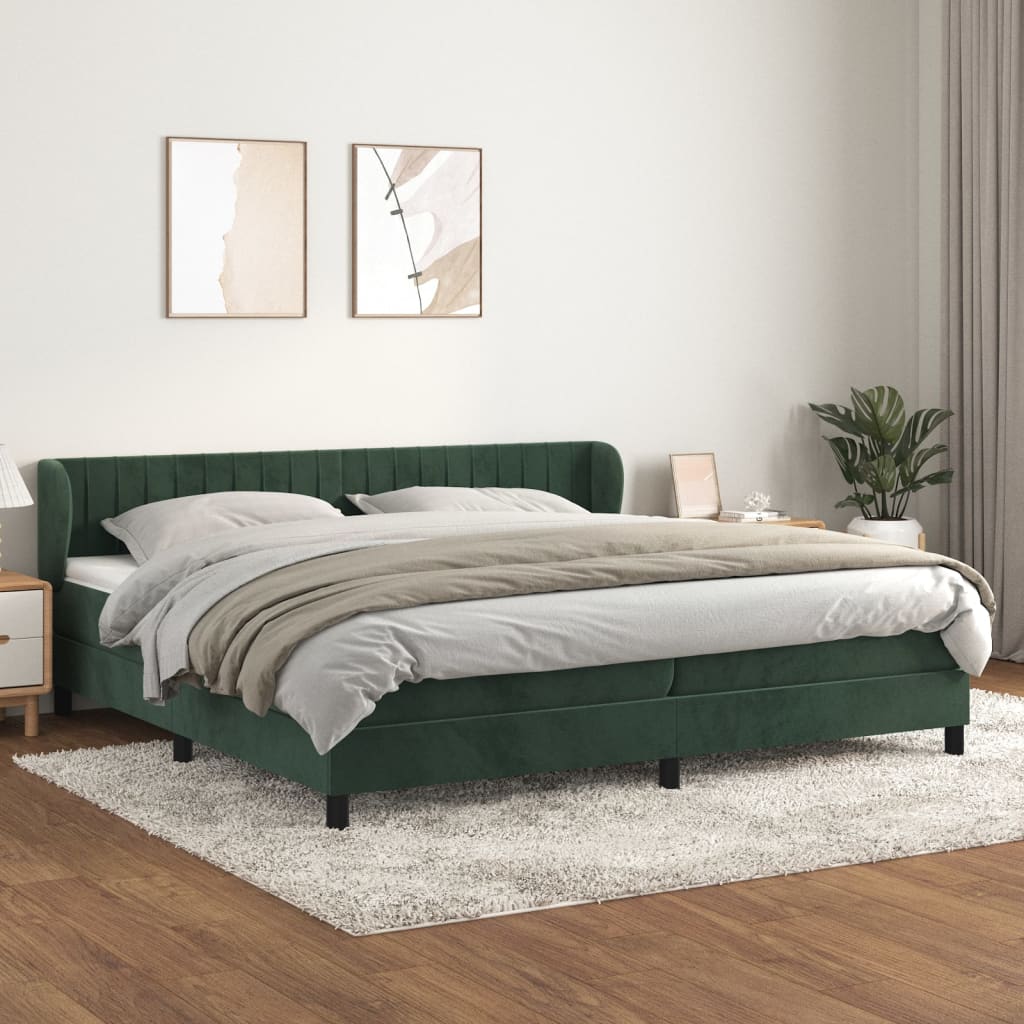 Boxspring Met Matras Fluweel