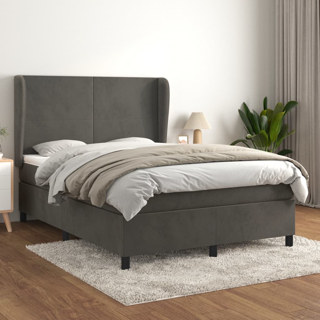 Boxspring Met Matras Fluweel