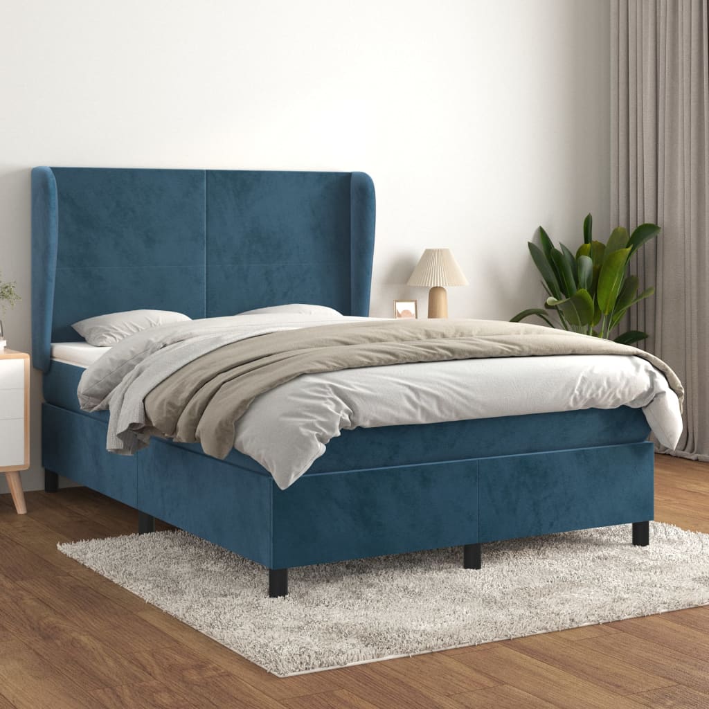Boxspring Met Matras Fluweel