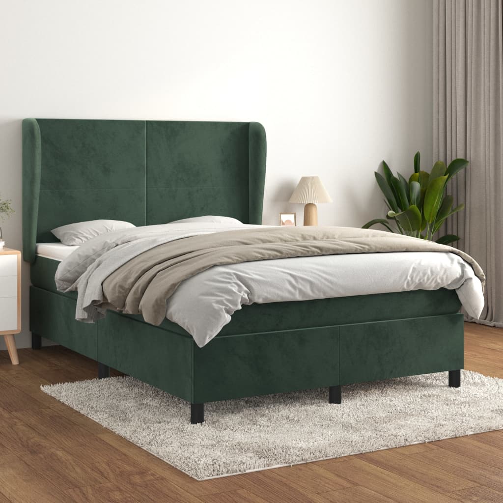 Boxspring Met Matras Fluweel