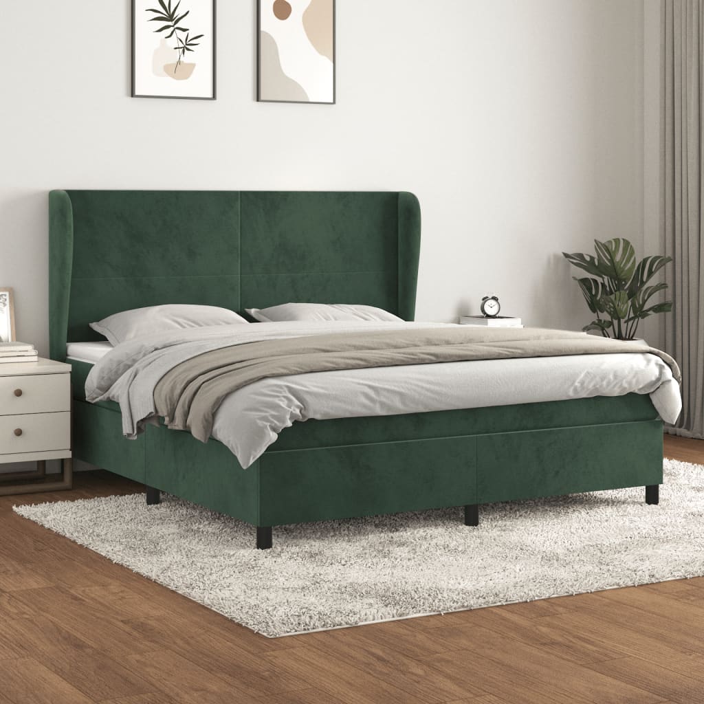 Boxspring Met Matras Fluweel