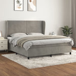 Boxspring Met Matras Fluweel