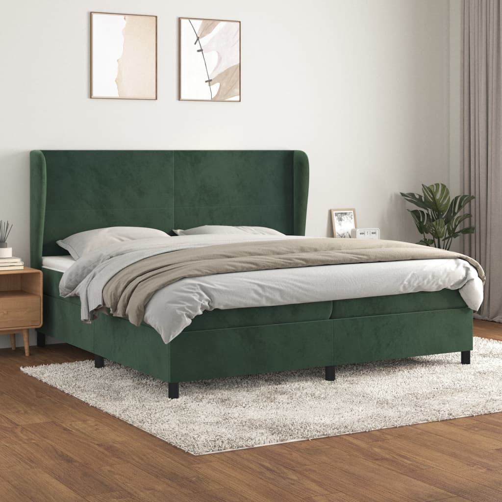 Boxspring Met Matras Fluweel