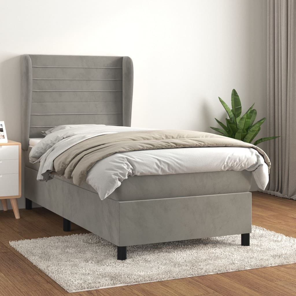 Boxspring Met Matras Fluweel