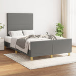 Bedframe Zonder Matras Stof Kleurig