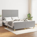 Bedframe Zonder Matras Stof Kleurig