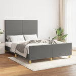 Bedframe Zonder Matras Stof Kleurig