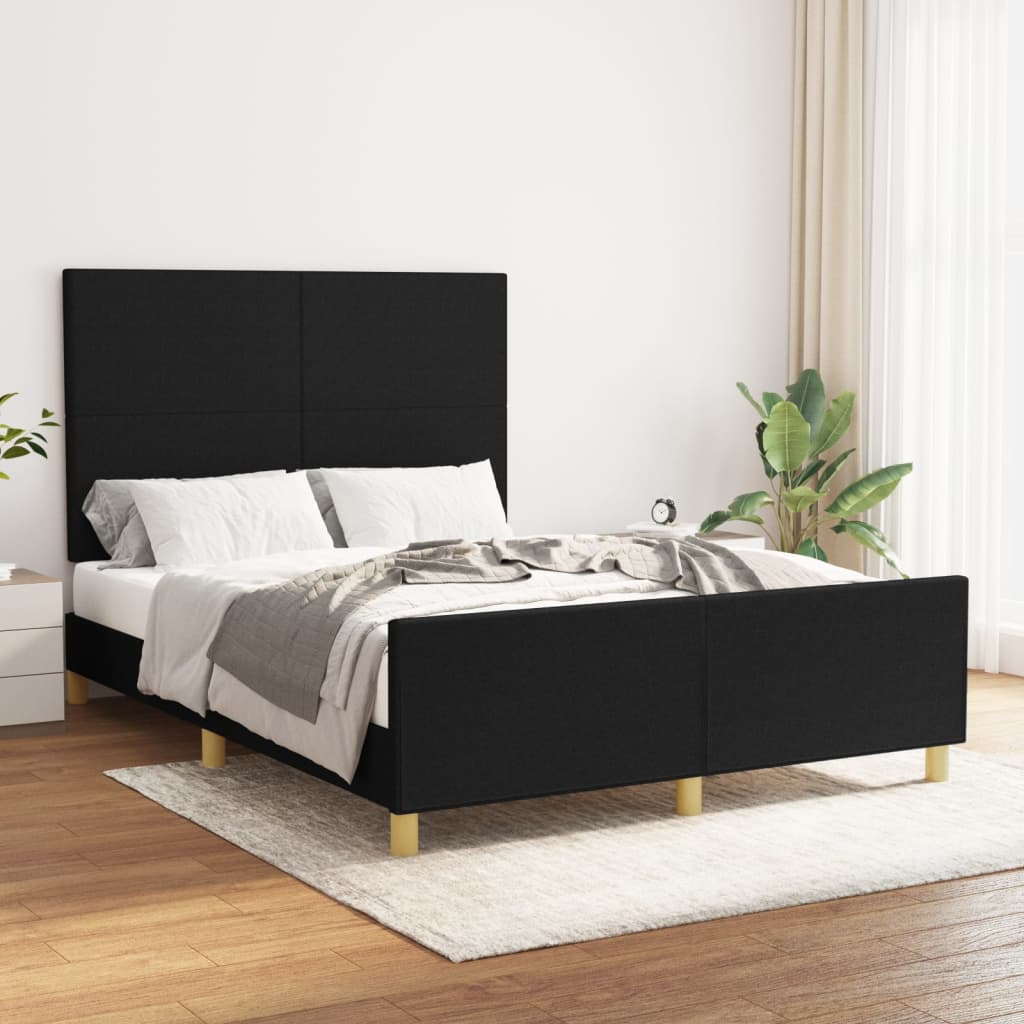 Bedframe Zonder Matras Stof Kleurig