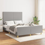 Bedframe Zonder Matras Stof Kleurig