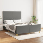 Bedframe Zonder Matras Stof Kleurig