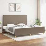 Bedframe Zonder Matras Stof Kleurig