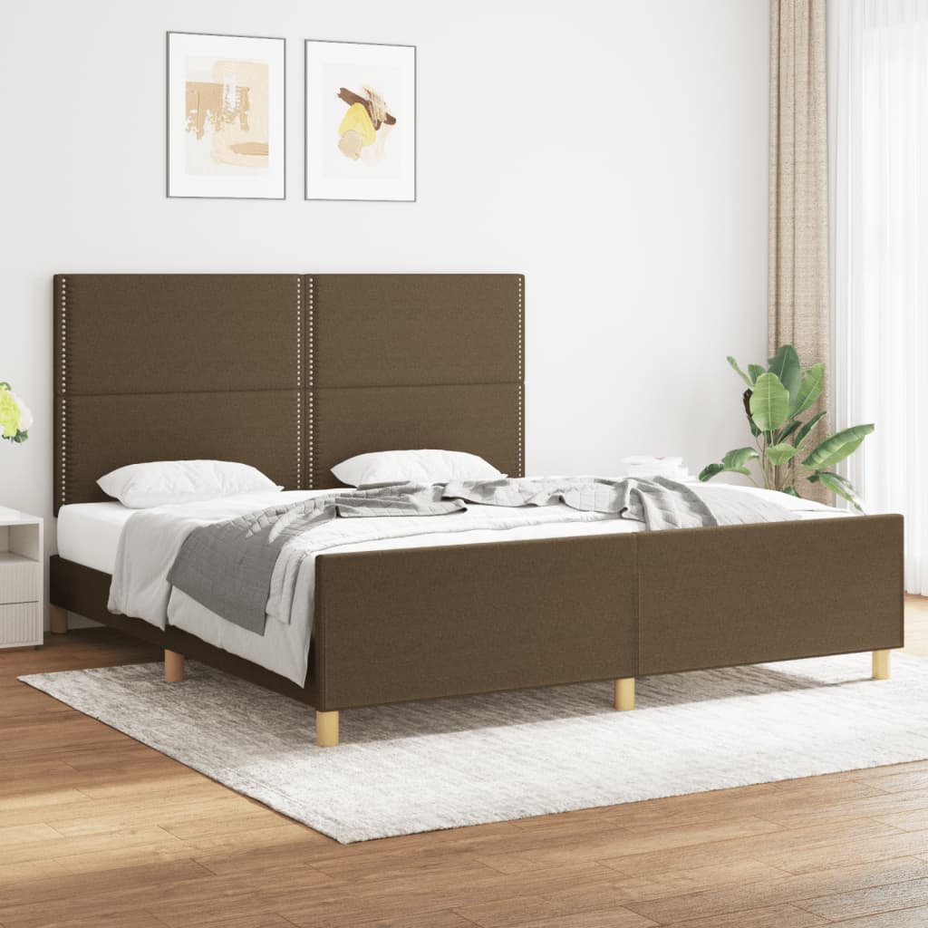 Bedframe Zonder Matras Stof