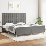 Bedframe Zonder Matras Stof Kleurig
