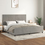 Bedframe Zonder Matras Fluweel