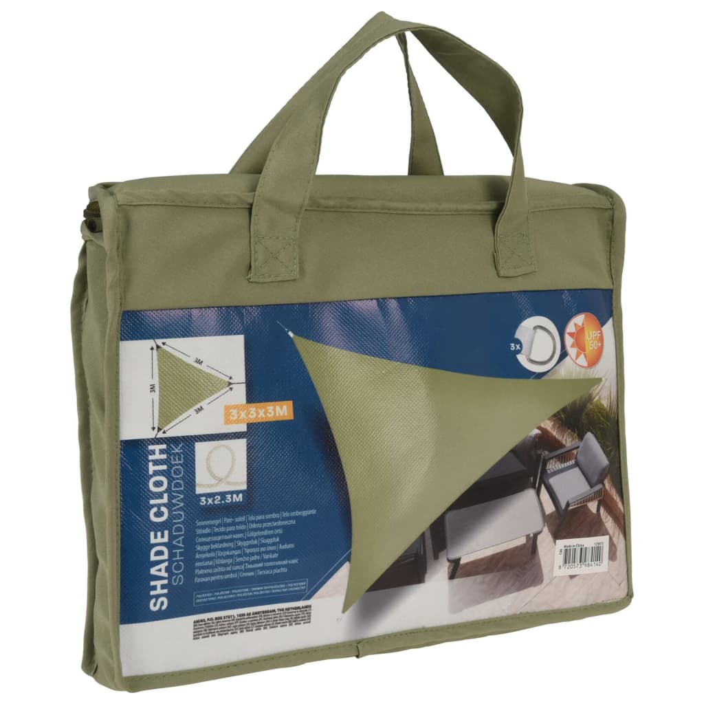 Progarden Schaduwdoek Driehoek 3X3X3 M Groen