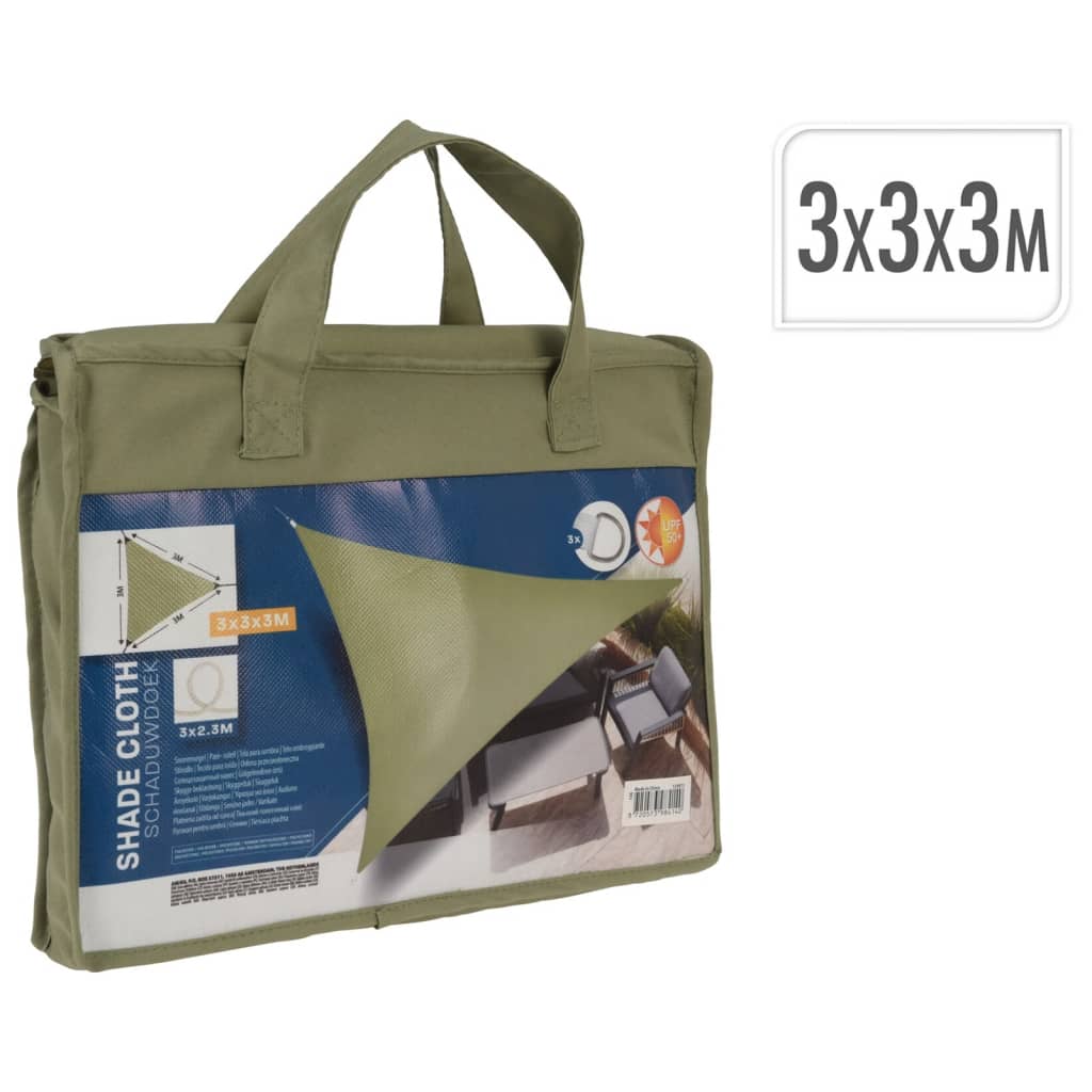 Progarden Schaduwdoek Driehoek 3X3X3 M Groen