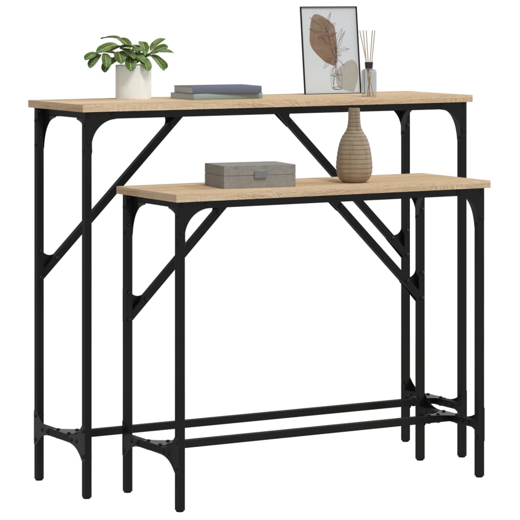Wandtafels Bewerkt Hout Kleurig