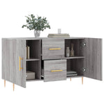Dressoir 100X36X60 Cm Bewerkt Hout Eikenkleurig