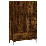 Hoge Kast 69,5X31X115 Cm Bewerkt Hout Kleurig