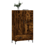 Hoge Kast 69,5X31X115 Cm Bewerkt Hout Kleurig