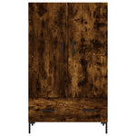 Hoge Kast 69,5X31X115 Cm Bewerkt Hout Kleurig