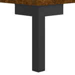 Hoge Kast 69,5X31X115 Cm Bewerkt Hout Kleurig