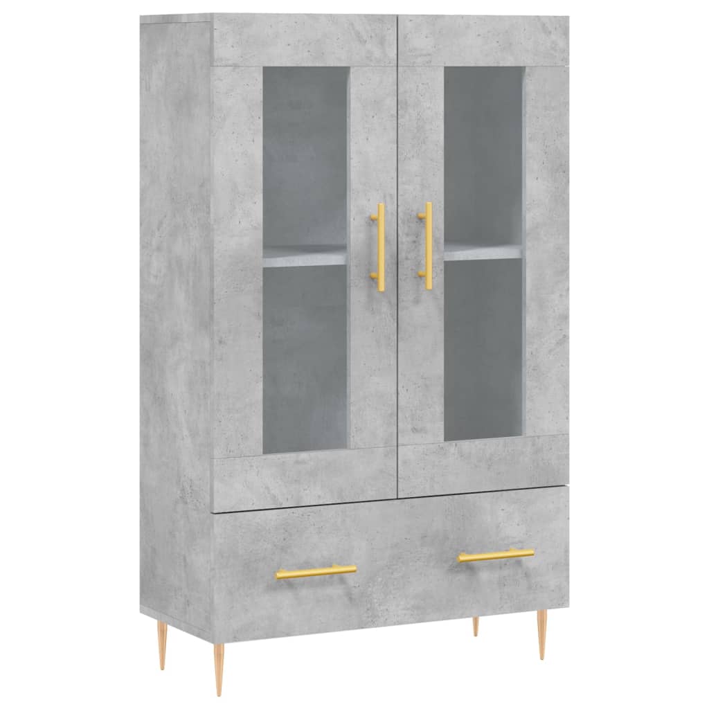 Hoge Kast 69,5X31X115 Cm Bewerkt Hout