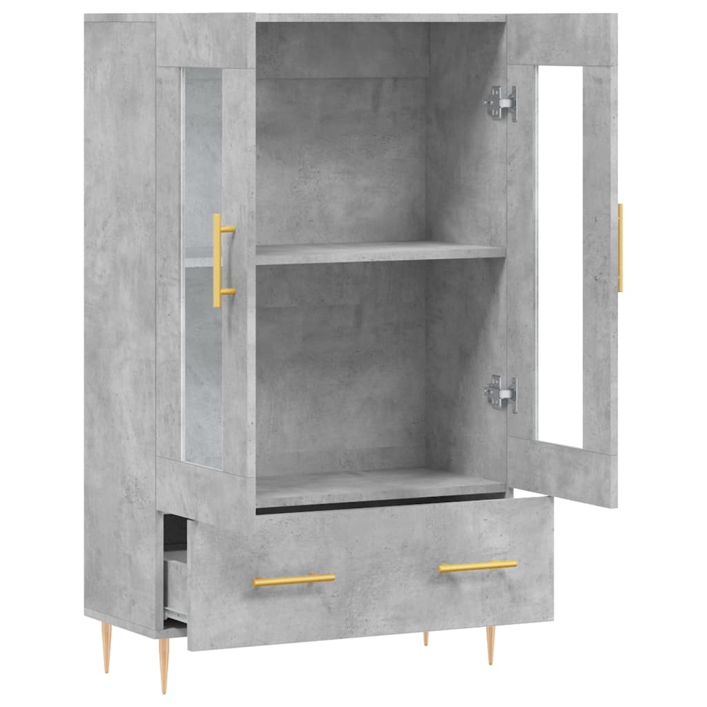 Hoge Kast 69,5X31X115 Cm Bewerkt Hout