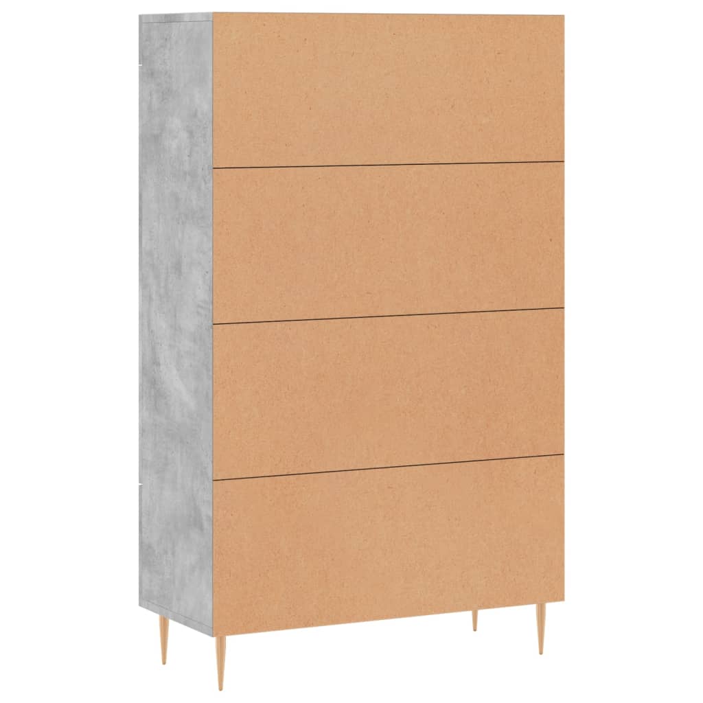 Hoge Kast 69,5X31X115 Cm Bewerkt Hout