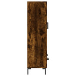 Hoge Kast 69,5X31X115 Cm Bewerkt Hout Kleurig