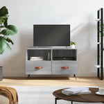 Tv-Meubel 80X36X50 Cm Bewerkt Hout
