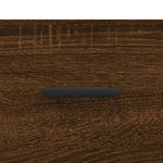 Tv-Meubel 80X36X50 Cm Bewerkt Hout Bruin Eikenkleur