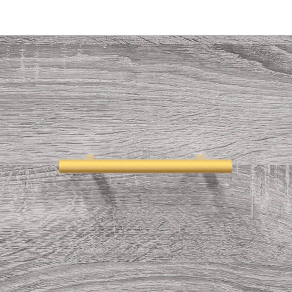 Schoenenkast 30X35X105 Cm Bewerkt Hout Eikenkleur