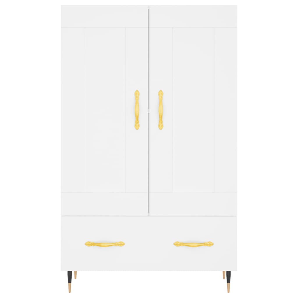 Hoge Kast 69,5X31X115 Cm Bewerkt Hout