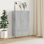 Hoge Kast 69,5X31X115 Cm Bewerkt Hout
