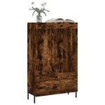 Hoge Kast 69,5X31X115 Cm Bewerkt Hout Kleurig